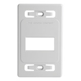 Placa De Pared Modular Max, De 3 Salidas, Color Blanco,