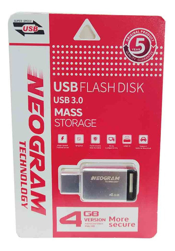 Usb Neogram 4gb 3.0