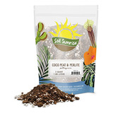 Coco Peat Perlite Potting Mix (2 Quarts), Loose Coconut...