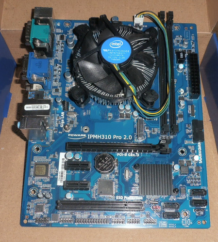 Kit Placa Mãe Pcware Ipmh310 Pro 2.0 Core I3 8100