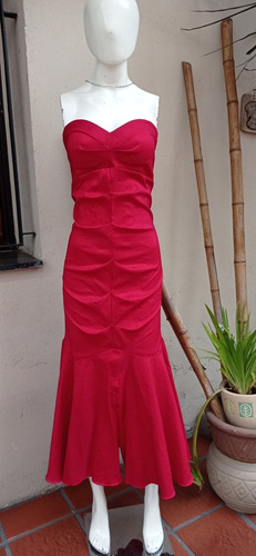 Vestido Largo Strapless 