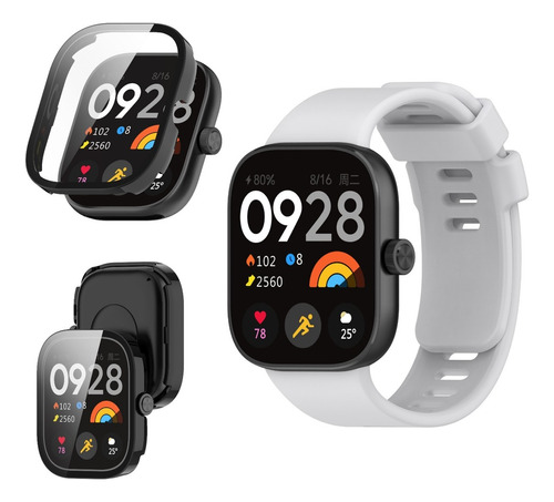 Pulsera De Repuesto Para Redmi Watch 4 + Funda Negra