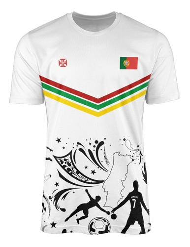 Camisa Portugal Branca Seleção Copa Do Mundo Cr7