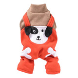 Ropa De Perro ( Jardinera Invierno Naranja)