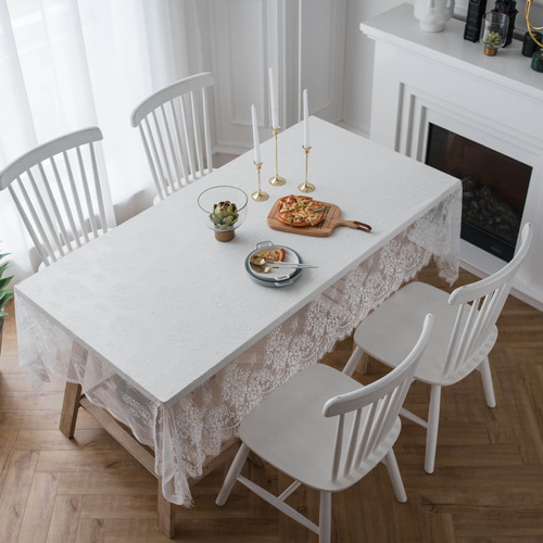 Mantel Nórdico De Encaje Para Mesa De Comedor, Fiesta De Bod