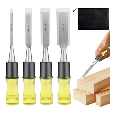 4pcs Juego Formones Hojas Templadas Duradero Para Carpinter, 4 Juego De 4 Formones, Juego De 4 Cinceles De Madera Para Carpintería, Cincel De Madera Con Mango De PVC, Cincel Profesional De Madera | MercadoLibre