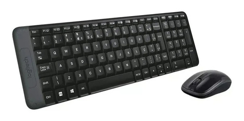 Mk220 Kit Teclado E Mouse Wireles Logitech Usb Sem Fio Abnt2