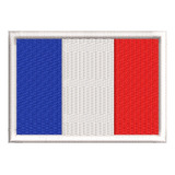 Patch Bordado Bandeira 7x5cm França - País