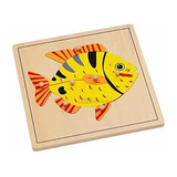 Material De Aprendizaje Preescolar Elite Montessori Fish Puz