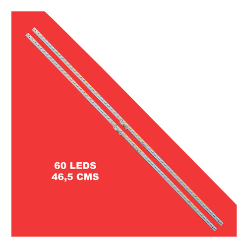 Kit X 2 Tiras Noblex 43ld882fi Sanyo Lce43if16 Jvc Lt43da760