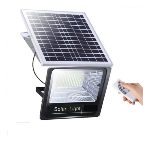 Reflector Lampara Led Panel Solar Exterior 50w Recargable