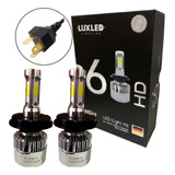 Kit Cree Led S6 Plus 44000 Lm H1 H3 H7 H4 H27 Psx24 9006 H11