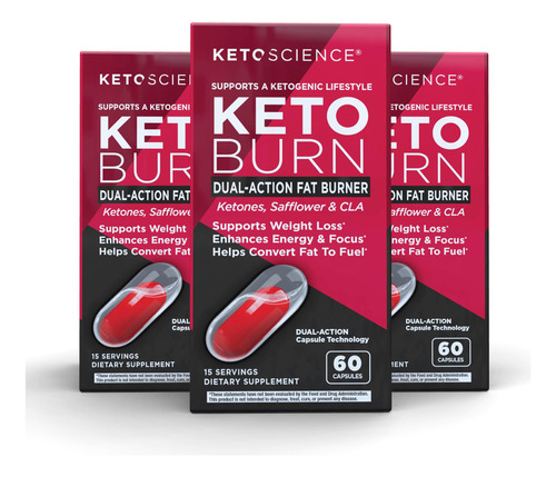 Keto Science Keto Burn Cápsulas Quemadoras De Grasa De Dobl