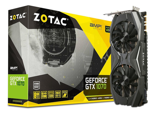 Placa De Video Zotac Geforcegtx 1070 Amp! Edition 8gb Gddr5