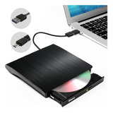 Unidad De Dvd Externa Usb 3.0 Tipo-c Cd Quemador Portátil .