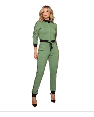 Moleton Green Com Calça 