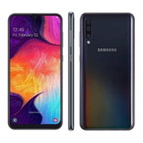 Usado: Samsung A50 128 Gb Preto - Muito Bom