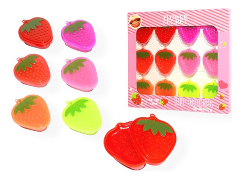 Pack 12 Líps Gloss Fresas 