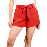Shorts De Dama  Elegante  Y Casual Con Cinturon Y -40% Desc