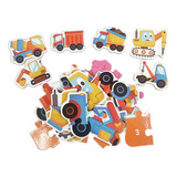 Juego Rompecabezas Puzzle Didactico  Montessori Transporte