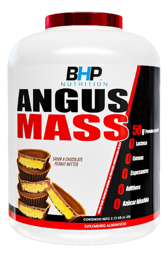 Proteina De Carne Bhp Angus Beef Mass 6 Lbs (2.72 Kg) 