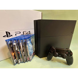 Sony Playstation 4 Fat 500gb - Control Original +videojuegos