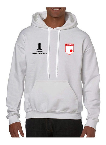 Buzo Hoodie Capota Independiente Santa Fe Copa Libertadores