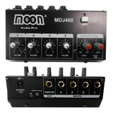 Consola Moon Mdj400 Mixer 4 Canales Sonido Audio