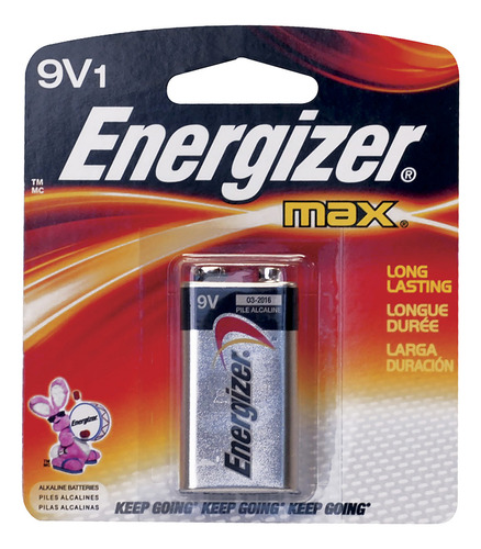 12 Pza Pila Alcalina Energizer®  9v  Surtek