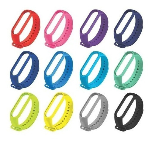 Pack X 4 Correa Pulsera Para Xiaomi Mi Smart Band 5 6 Malla