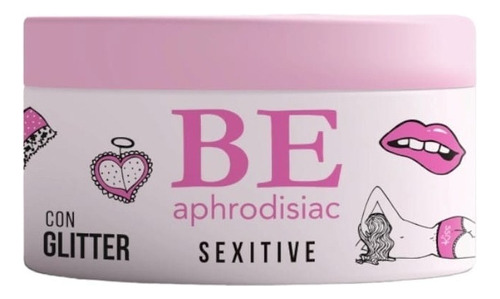 Crema Sexitive Be Aphrodisiac Corporal Perfumada Con Brillos