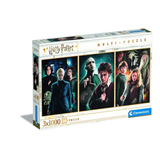 3 Rompecabezas Harry Potter Multi 3x1000 Pz Clementoni Italia 3000 Pz Voldemort Dumbledore Hermione Snape Draco Malfoy
