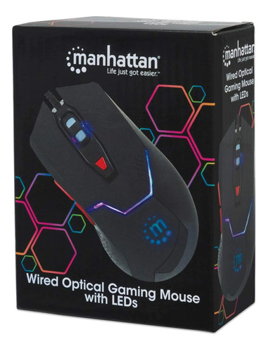Mouse Manhattan Gamer Usb #176071 Ajustable Dpi