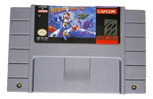 Mega Man X Snes Nuevo Guarda Partidas.