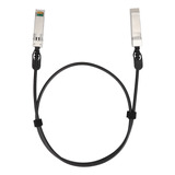 Cable De Pvc Sfp A Sfp Dac De 25 Gbps Negro Para Enrutadores