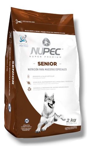 Nupec Senior 2kg | Perros Edad Avanzada 7+