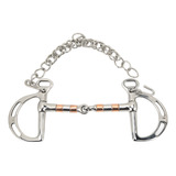 Broca Horse Bit, Acero Inoxidable, Cobre, Anillo En D, Con