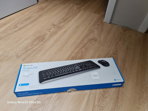 *teclado E Mouse Sem Fio Microsoft Wireless 850 Desktop