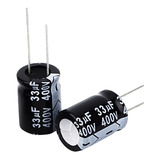 Capacitor Electrolitico 33uf 400v Radial 105g 13x21mm