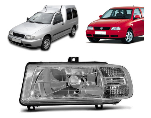 Optica Volkswagen Polo 2000 2001 2002 2003 2004 2005 Izq