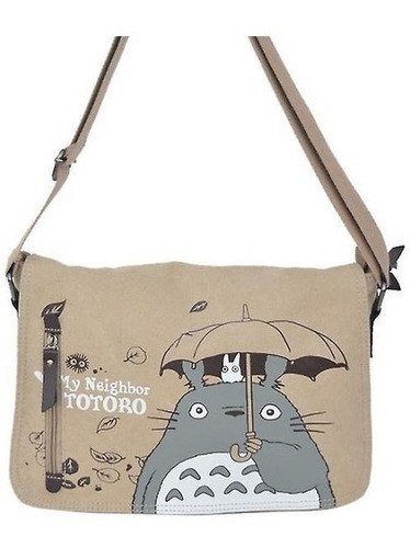 Bolsa Totoro Canvas Messenger Ombro Crossbody