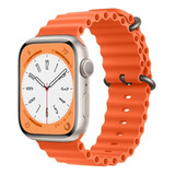 Correa  Silicona Ocean Para Apple Iwatch Ultra Transpirable