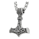 Bavipower Mjolnir The Thors Hammer Collar Con Colgante De Ac