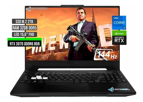 Asus Tuf Intel Core I7 Disco Ssd 2tb Ram 32gb Rtx 3070