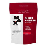 Suplemento Em  Pó Max Titanium  Super Gainers Carboidratos Sabor  Morango Em Sachê De 3kg