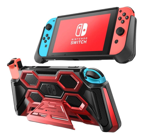 Case Carcasa Battle Series Heavy Tpu Para Nintendo Switch