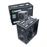 Fonte De Alimentação Pc Gamer Atx 600w Real Brazilpc/tronos 