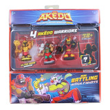 Akedo Ultimate Arcade Warriors Set X 4 Mini Fig 14225 Ed