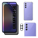 Kit Para Galaxy A54 5g - Película Privativa + Capa + Câmera