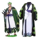 B Disfraz De Cosplay, Kimono Roronoa, Zoro De One Piece